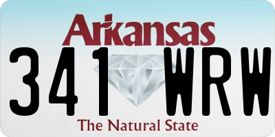 AR license plate 341WRW
