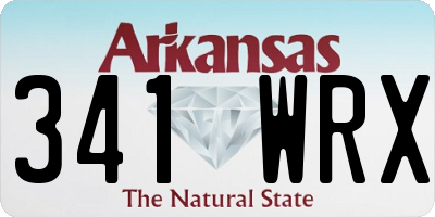 AR license plate 341WRX