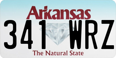 AR license plate 341WRZ