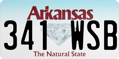 AR license plate 341WSB
