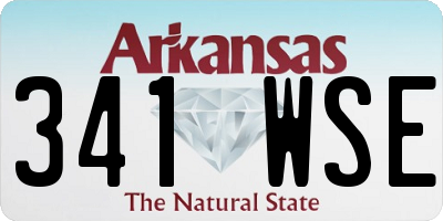 AR license plate 341WSE