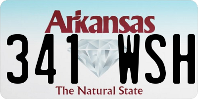 AR license plate 341WSH