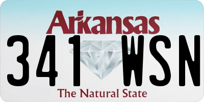 AR license plate 341WSN