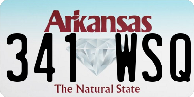 AR license plate 341WSQ