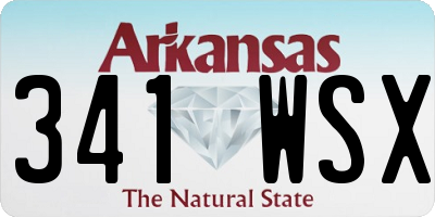 AR license plate 341WSX
