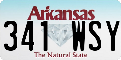 AR license plate 341WSY