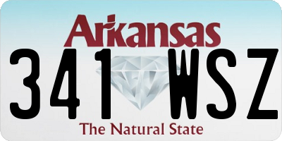 AR license plate 341WSZ