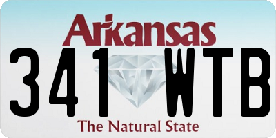 AR license plate 341WTB