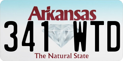 AR license plate 341WTD