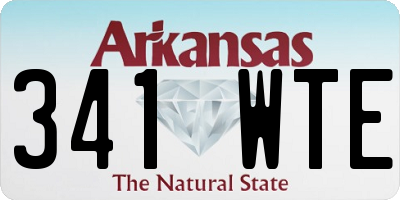 AR license plate 341WTE