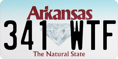 AR license plate 341WTF