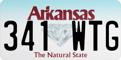 AR license plate 341WTG