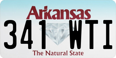 AR license plate 341WTI