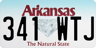 AR license plate 341WTJ