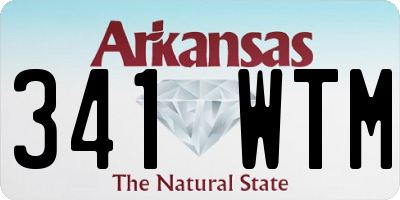 AR license plate 341WTM
