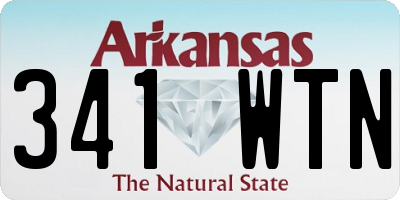 AR license plate 341WTN