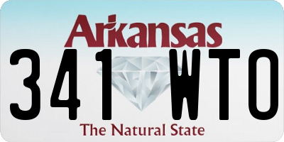 AR license plate 341WTO