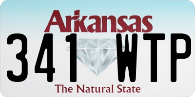 AR license plate 341WTP