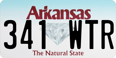 AR license plate 341WTR