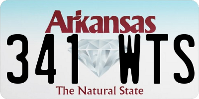 AR license plate 341WTS