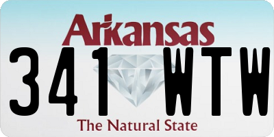 AR license plate 341WTW