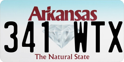 AR license plate 341WTX