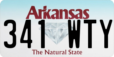 AR license plate 341WTY