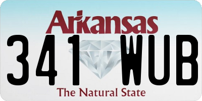 AR license plate 341WUB