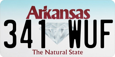 AR license plate 341WUF