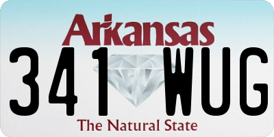 AR license plate 341WUG