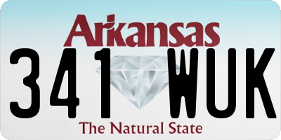 AR license plate 341WUK