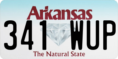 AR license plate 341WUP