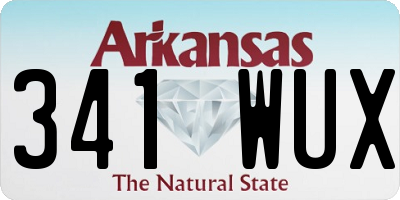 AR license plate 341WUX