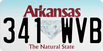 AR license plate 341WVB