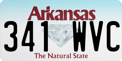 AR license plate 341WVC