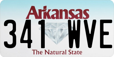 AR license plate 341WVE