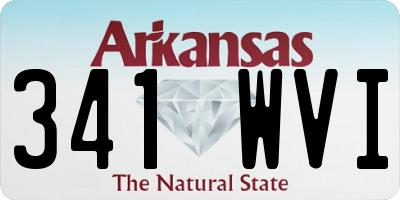 AR license plate 341WVI