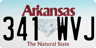 AR license plate 341WVJ
