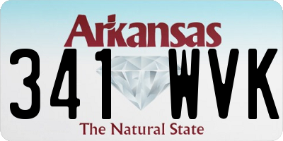 AR license plate 341WVK