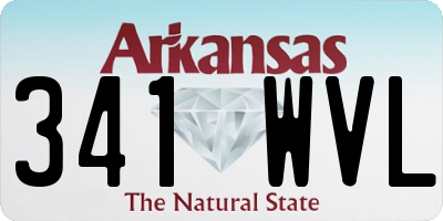 AR license plate 341WVL