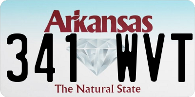 AR license plate 341WVT