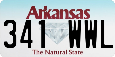 AR license plate 341WWL