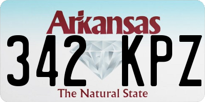 AR license plate 342KPZ