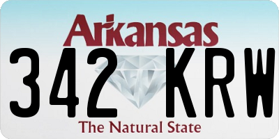 AR license plate 342KRW