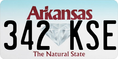 AR license plate 342KSE