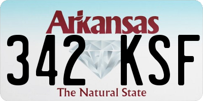 AR license plate 342KSF