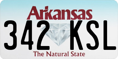 AR license plate 342KSL