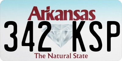 AR license plate 342KSP