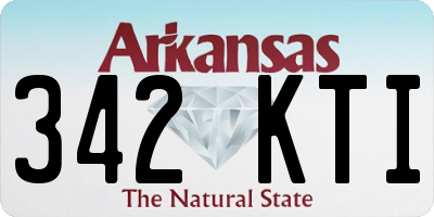 AR license plate 342KTI