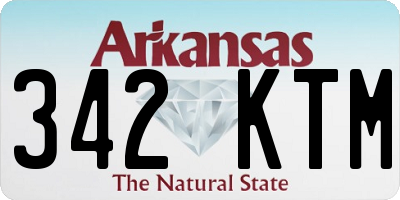 AR license plate 342KTM